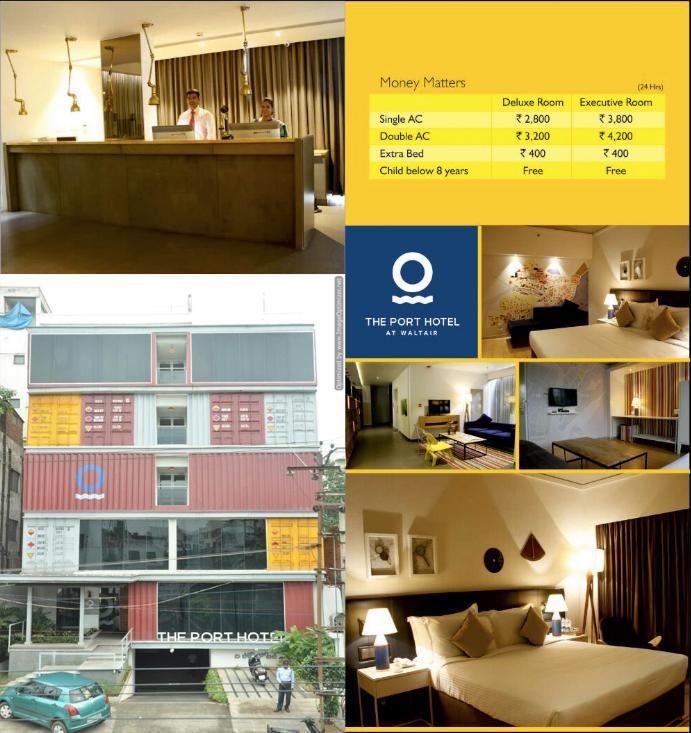 The Port Hotel Visakhapatnam Bagian luar foto